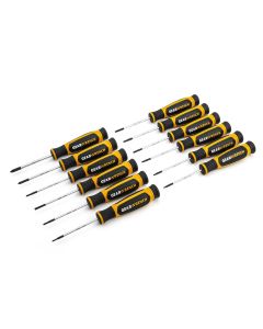 KDT80057H image(0) - GearWrench 12 Pc. Phillips&reg;/Slotted/Torx&reg; Mini Dual Material Screwdriver Set
