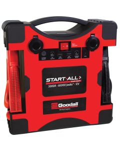 GDLJP-12-5000T image(0) - Goodall Manufacturing START ALL Jump Pack 5,000 Amp 60000 Joules 5S 12V