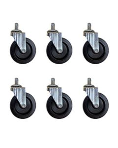 LDS1010865 image(0) - LDS (ShopSol) 3&rdquo; Push-in Type Casters for ShopSol; Set of 6; Replacement