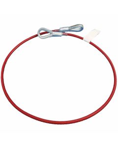 SRWV8208005 image(0) - PeakWorks - Cable Anchor Sling, 1/4" PVC Coated Galv. Cable - 2 Eye Hooks - 5 FT