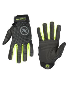 LEGGH360XXL image(0) - Legacy Manufacturing Flexzilla&reg; High Dexterity FlexFit Gloves, Polyurethane Palm, Black/ZillaGreen&trade;, XXL