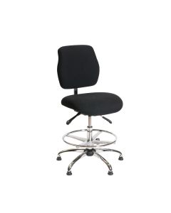 LDS1010429 image(0) - LDS (ShopSol) ESD Chair - Medium Height -   Deluxe Black