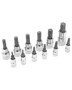 WLMW38802 image(0) - Wilmar Corp. / Performance Tool 12 Pc Star Bit Skt Set