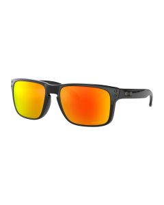CSUOO9102-F155 image(0) - Chaos Safety Supplies Oakley Holbrook Black Prizm Ruby Polarized Lens