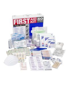SAS6050-01 image(0) - First Aid Kit in Metal Case Covers 50 People