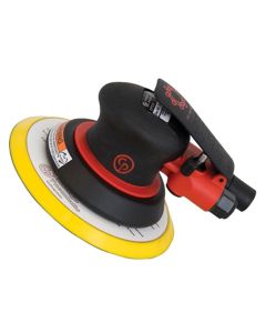 Chicago Pneumatic Premium Lightweight Random Orbital Sander, Red (12,000 RPM)