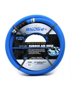 BLBBBPRO3425 image(0) - BluBird BluBird Pro Rubber Air Hose Assembly 3/4" x 25'