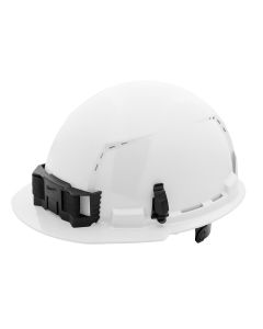 MLW48-73-1220 image(0) - White Front Brim Vented Hard Hat w/6pt Ratcheting Suspension - Type 1, Class C