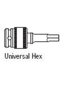 SUN274918 image(0) - Sunex 1/2 DR. 18MM UNIVERSAL HEX DRIVE IMPACT SOCKET