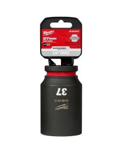 MLW49-66-6412 image(0) - Milwaukee Tool SHOCKWAVE Impact Duty  3/4"Drive 37MM Deep 6 Point Socket