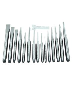 KTI72901 image(0) - PUNCH & CHISEL SET 15 PC. IN PLASTIC TRAY