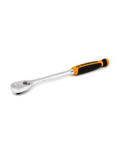 KDT81029T image(0) - GearWrench 1/4" Dr 90T Cushion Grip Long Handle Ratchet