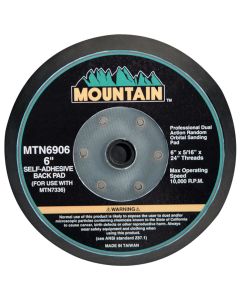 MTN6906 image(0) - Mountain 6" PSA PAD 6 MOUNTING HOLES