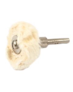 FOR60203 image(0) - Forney Industries Buffing Wheel, Cotton, 1 in x 1/8 in Shaft