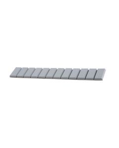 PLO68302 image(0) - StickPro&trade; Steel Adhesive wheel weights. 0.25 oz segments grouped in 3 oz strips, 30 strips per box, standard adhesive