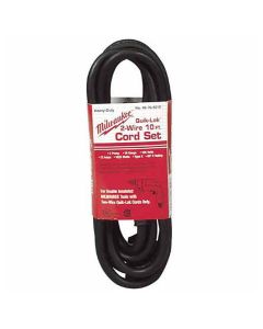 MLW48-76-5010 image(0) - Milwaukee Tool 10 FT. DOUBLE INSULATED 2-WIRE QUIK-LOK CORD