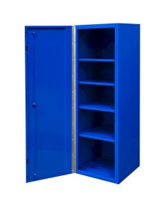 EXTDX192100SLBLBK image(0) - DX 19 x 21 Locker w/4 Shelves, Blue w/Black Handle