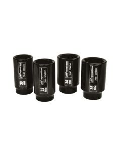 IRTSK4M4LN image(0) - Ingersoll Rand 1/2" Drive Hex Deep Metric Tire Impact Socket Set, 4-Piece