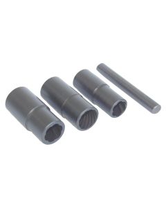LTI4350 image(0) - Milton Industries LTI Tool By MIlton Twist Socket Lugnut Removal Kit (Includes Twist Socket 400-17, 400-25 And 4200A And Punch (400-7)