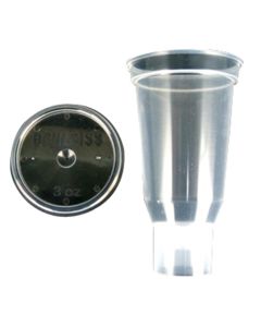 DEVDPC-503-K24 image(0) - DeVilbiss 3 Oz. Disposable Cup & Lid (Qty 24)