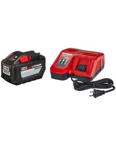 MLW48-59-1200 image(0) - Milwaukee Tool M18 REDLITHIUM HIGH OUTPUT HD12.0 Battery Pack w/ Rapid Charger
