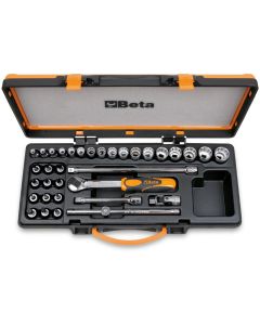 BTA009100945 image(0) - Beta Tools USA 910B/C29-17 Sockets and 9 Accessories