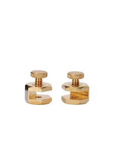 MLW105 image(0) - Milwaukee Tool 3/4" Brass Stair Gauges 2Pk