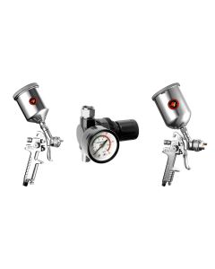 WLMM503 image(1) - Wilmar Corp. / Performance Tool 2pc HVLP Spray Gun Kit