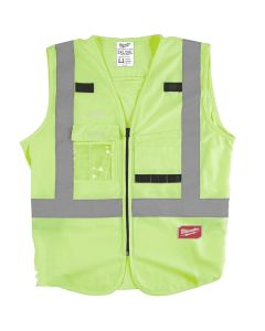 MLW48-73-5021 image(0) - Milwaukee Tool Hi Vis Yellow Safety Vest - S/M