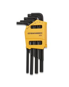 KDT83503 image(0) - GearWrench 13PC METRIC LONG ARM HEX KEY SET