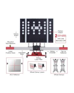 AULADASFRAMESP image(0) - Autel ADAS Frame Standard Package : ADAS Calibration Frame Standard Package