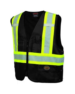 SRWV1021571U-45XL image(0) - Pioneer - Safety Vest - Black - Size 4XL/5XL