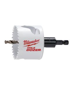 MLW49-56-9669 image(0) - Milwaukee Tool 2-1/2" Hole Dozer Bi-Metal Hole Saw with Arbor