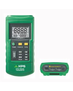 KPSTM340 image(0) - KPS TM340 Contact Digital Thermometer with 2 channels and data logging