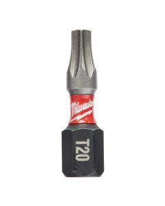 MLW48-32-4135 image(0) - Milwaukee Tool SHOCKWAVE Impact Torx T20 Insert Bits (25 Pk)