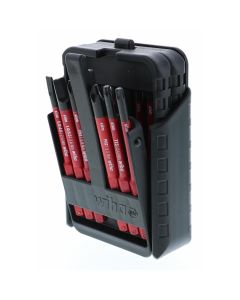 WIH28348 image(0) - Wiha Tools SlimLine Blade belt set holds 12 Slimline Blades securely and allows easy access to the tips you need.The Set includes Slotted 4.0mm and 5.5mm, Phillips #1 and #2, Square #1 and #2, Torx&reg; T15, T20, and T25, Hex 2.5, 3.0,