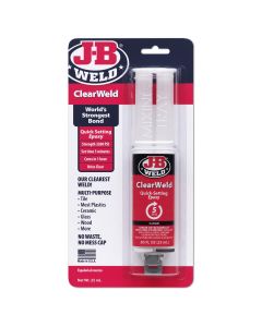 JBW50112 image(0) - J B Weld J-B Weld 50112 ClearWeld 5 Minute Epoxy Compound  - 5 ml.