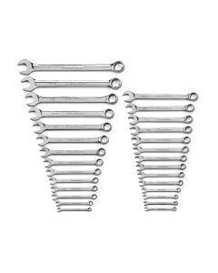 KDT81923 image(0) - GearWrench 28 PC FULL POLISH COMB WRENCH SET 6 PT SAE/MM