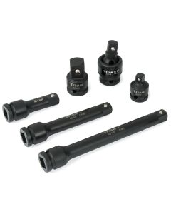 TIT42100 image(0) - TITAN 6-PC 1/2" DR IMPACT SOCKET ACC