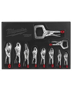 MLW48-22-3690 image(0) - 10-PC TORQUE LOCK CURVED JAW PLIERS KIT