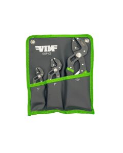 VIMOGP100 image(1) - VIM Tools 3 Piece Orca Grip Auto Adjusting Plier Set