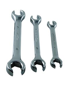 KTI44500 image(0) - K Tool International WRENCH SET FLARE NUT 3 PC. METRIC