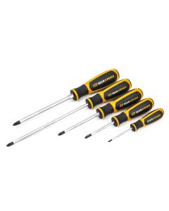 KDT80052H image(0) - GearWrench 5 Pc. Phillips&reg; Dual Material Screwdriver Set