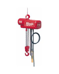 MLW9570 image(0) - Milwaukee Tool 2 TON ELECTRIC CHAIN HOIST 10 FT. LIFT, 8 FT. PER MINUTE