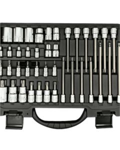 VIMTMS40 image(0) - VIM Tools 40 Piece Elite TORX Master Driver And Socket Set - S2 Steel