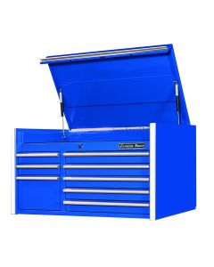 EXTRX412508CHBL image(0) - Extreme Tools Extreme Tools 41" 8-Drawer Top Chest, Blue