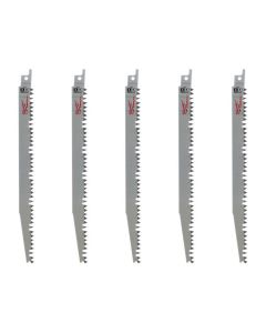 MLW48-00-1301 image(0) - Milwaukee Tool 9" 5 TPI Pruning SAWZALL Blade (5 PK)