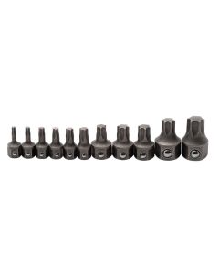 KDT81560 image(0) - GearWrench 11 Pc. Torx Ratcheting Wrench Insert Bit Set