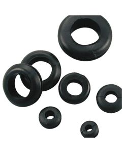 JTT4450-1H image(0) - The Best Connection 1/4",5/16",3/8" BLACK VINYL GROMMET ASSORT 13 PCS