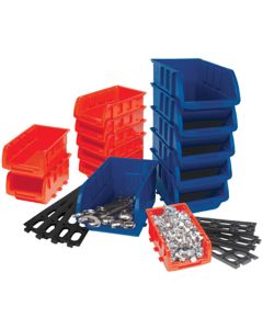 WLMW5195 image(0) - Wilmar Corp. / Performance Tool 15pc Storage Bin Set